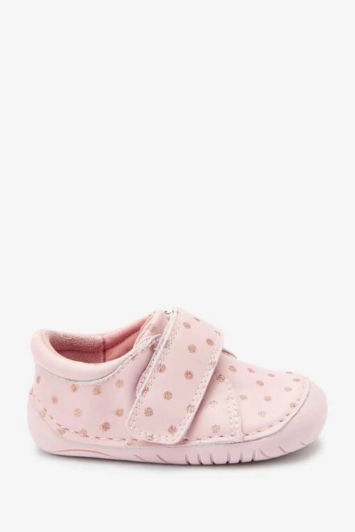 Next Pink Leather Crawler Shoes -Style Haven Shop 410982s3 scaled