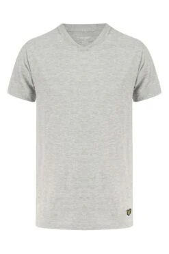 Lyle & Scott Black, Grey & White V-Neck Lounge T-Shirts 3 Pack -Style Haven Shop 626969s3 scaled