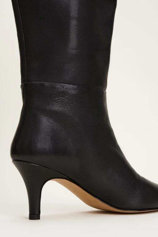 Phase Eight Panelled Knee High Black Boots -Style Haven Shop A41666s3 scaled