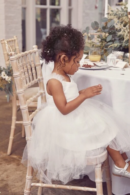 Next Embellished Tulle Bridesmaid Dress (3mths-8yrs) -Style Haven Shop A82 782s2 scaled