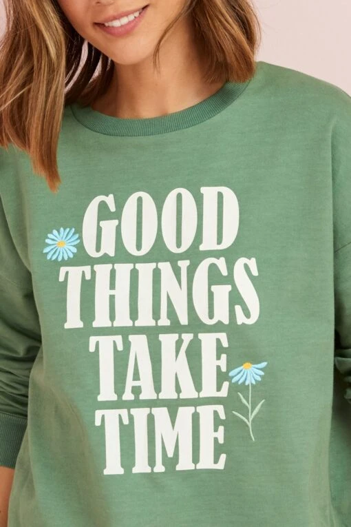 Next Maternity Mother And Baby Matching Cotton Sweatshirt Set -Style Haven Shop A86 836s5 scaled