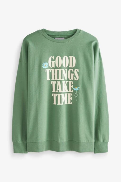 Next Maternity Mother And Baby Matching Cotton Sweatshirt Set -Style Haven Shop A86836s6 scaled