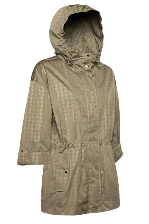 Geox Womens Green Faviola Mid Parka Jacket -Style Haven Shop A94255s4 scaled