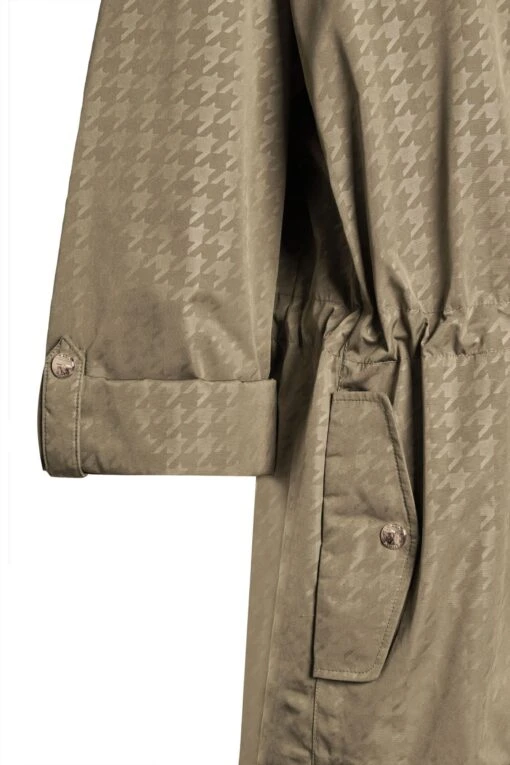 Geox Womens Green Faviola Mid Parka Jacket -Style Haven Shop A94255s5 scaled
