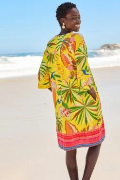 Next Kaftan Dress With Linen -Style Haven Shop C07 224s3 scaled