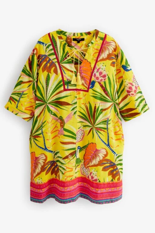 Next Kaftan Dress With Linen -Style Haven Shop C07 224s5 scaled