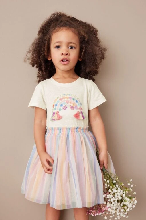 Next Rainbow Tutu Party Dress (3mths-7yrs) -Style Haven Shop C15 782s scaled