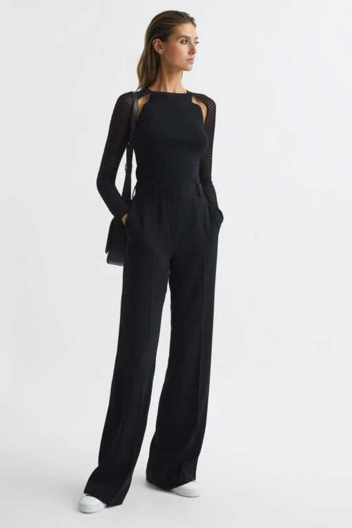 Reiss Maria Sheer Twist Front Jumper -Style Haven Shop C46218s3 scaled