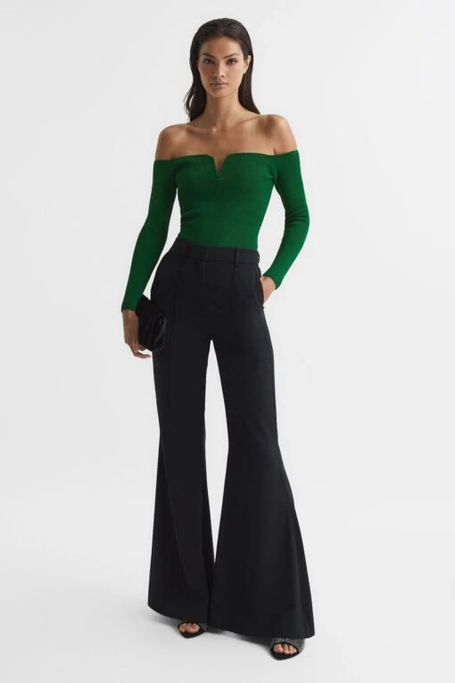 Reiss Ingrid Sweetheart-Neck Ribbed Top -Style Haven Shop C48456s3 scaled