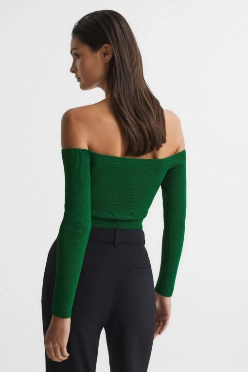 Reiss Ingrid Sweetheart-Neck Ribbed Top -Style Haven Shop C48456s5 scaled