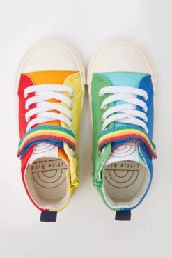 Little Bird By Jools Oliver Canvas High Top Trainer -Style Haven Shop C63 956s5 scaled