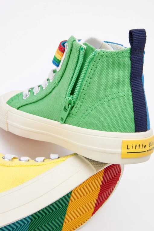 Little Bird By Jools Oliver Canvas High Top Trainer -Style Haven Shop C63 956s6 scaled