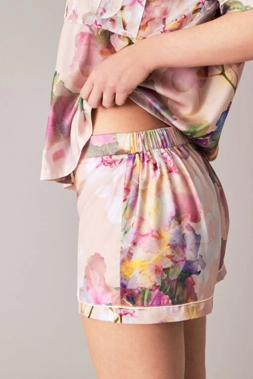 B By Ted Baker Satin Button Through Short Pyjama Set -Style Haven Shop C67 272s7 scaled
