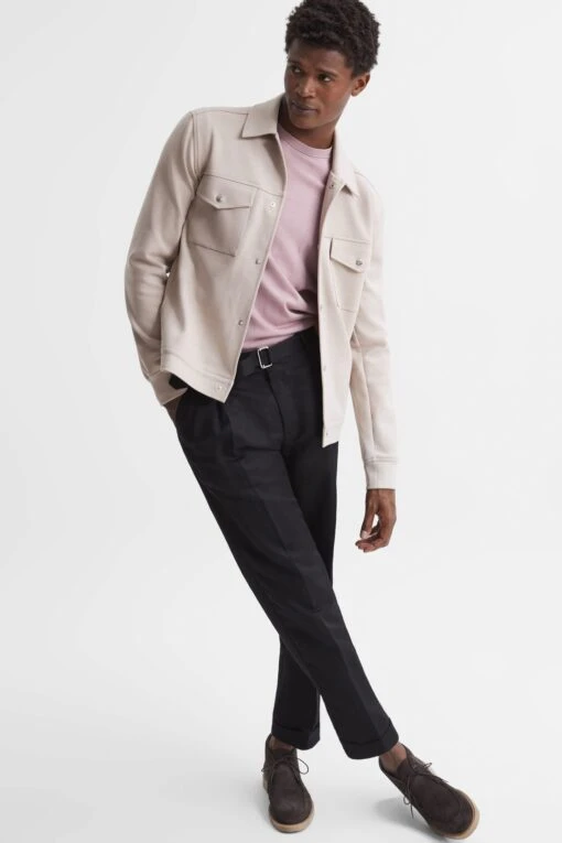 Reiss Jerry Interlock Overshirt -Style Haven Shop C70499s3 scaled