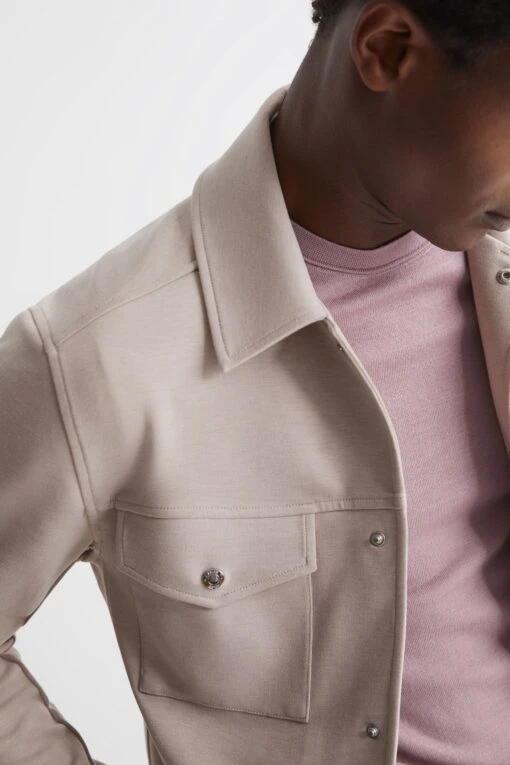 Reiss Jerry Interlock Overshirt -Style Haven Shop C70499s4 scaled