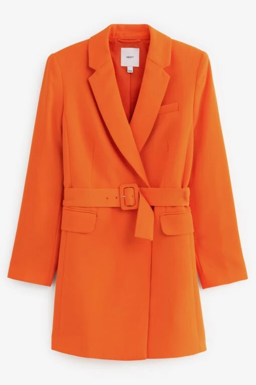 Next Tailored Long Sleeve Belted Blazer Dress -Style Haven Shop C91 968s5 scaled