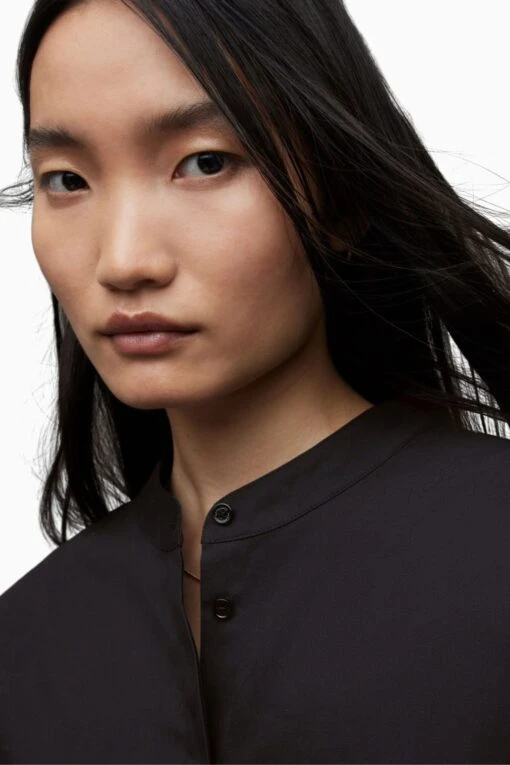 AllSaints Marcie Black Shirt -Style Haven Shop D17307s6 scaled