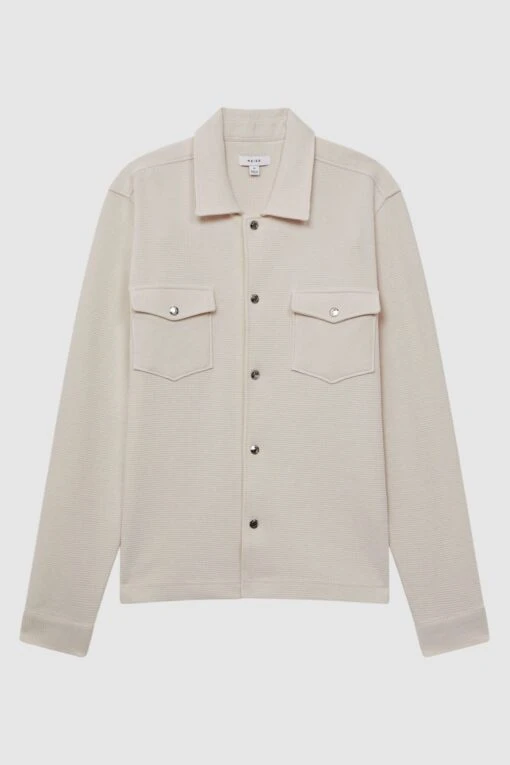 Reiss Cofax Cotton Twin Pocket Overshirt -Style Haven Shop D20 398s2 scaled