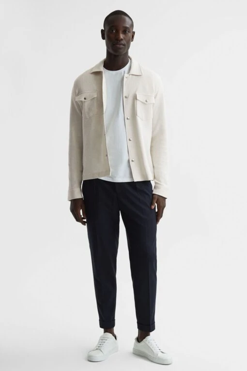 Reiss Cofax Cotton Twin Pocket Overshirt -Style Haven Shop D20 398s3 scaled