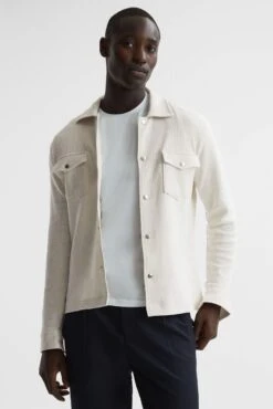 Reiss Cofax Cotton Twin Pocket Overshirt -Style Haven Shop D20 398s6 scaled