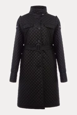 Phase Eight Black Erna PU Coat -Style Haven Shop D41576s5 scaled