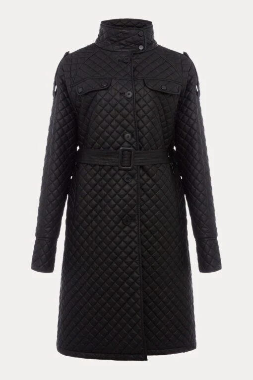 Phase Eight Black Erna PU Coat -Style Haven Shop D41576s5 scaled