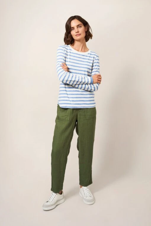 White Stuff Blue Cassie T-Shirt -Style Haven Shop D71889s4 scaled