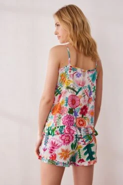 Next White Lucy Tiffney Cami Pyjamas Short Set -Style Haven Shop D73526s4 scaled