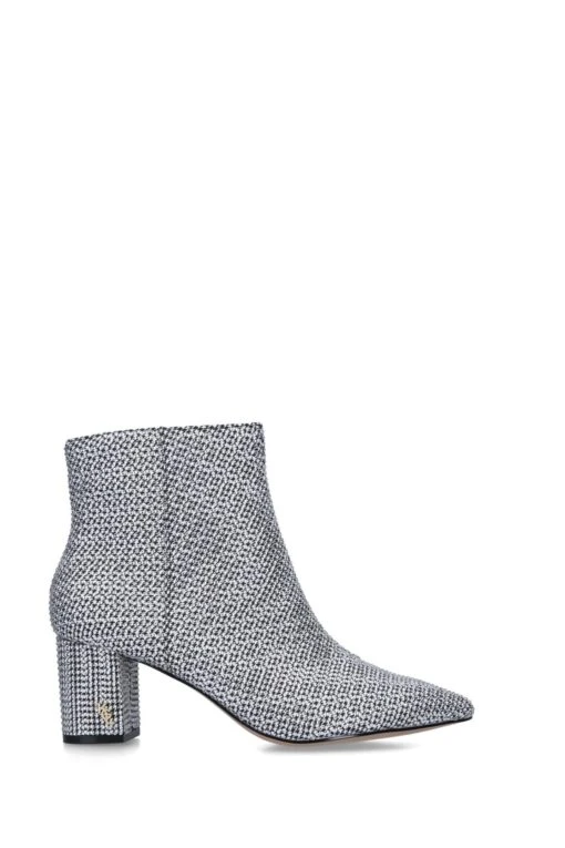 Kurt Geiger London Silver Burlington Ankle Boots -Style Haven Shop D98084s scaled