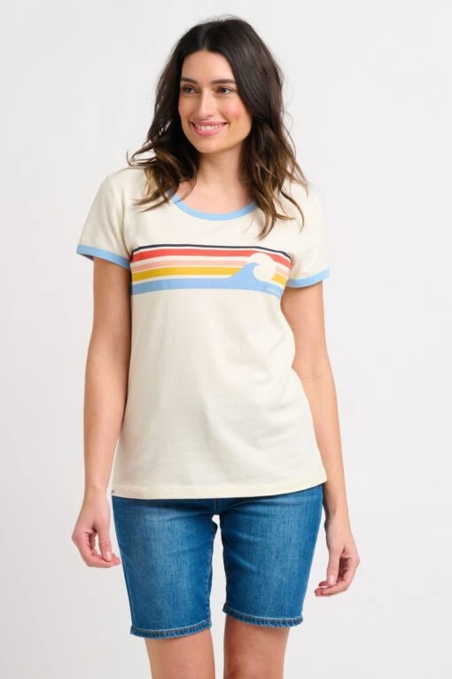 Brakeburn Wave Chest Stripe T-Shirt -Style Haven Shop K56481s scaled
