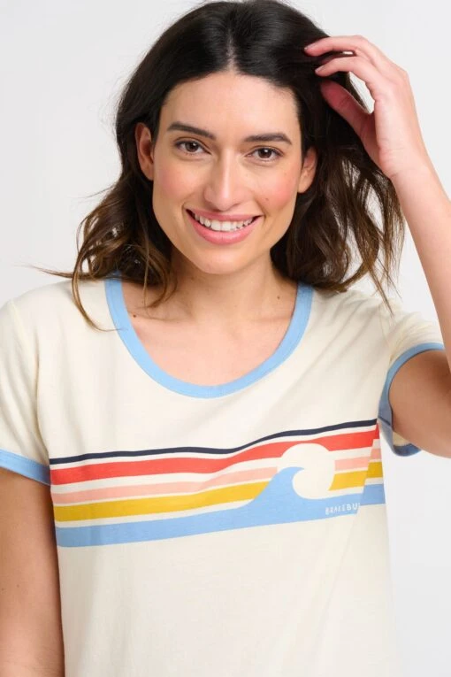Brakeburn Wave Chest Stripe T-Shirt -Style Haven Shop K56481s3 scaled