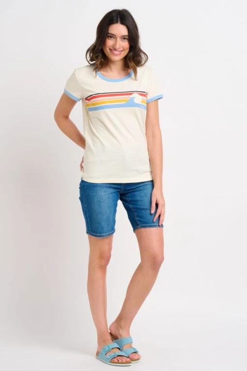 Brakeburn Wave Chest Stripe T-Shirt -Style Haven Shop K56481s4 scaled