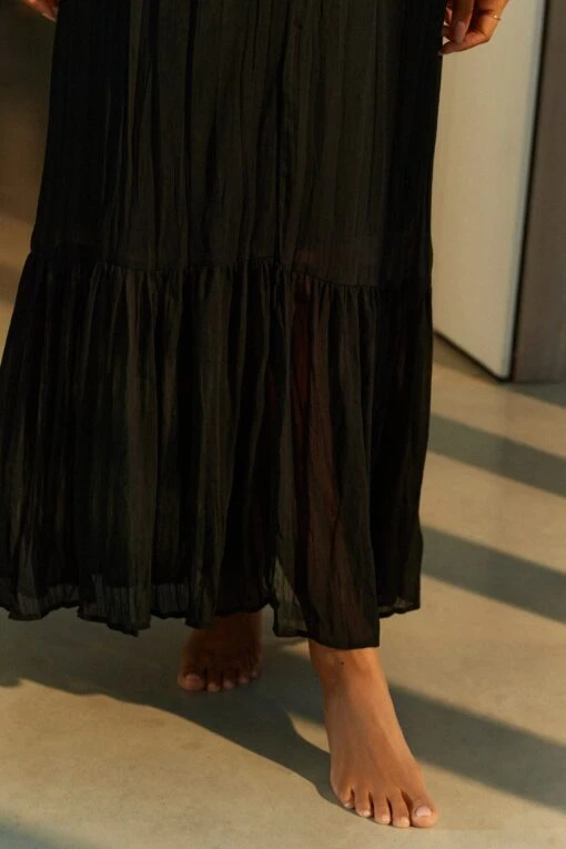 Next Rochelle Plaited Midi Summer Dress -Style Haven Shop M00 210s4 scaled