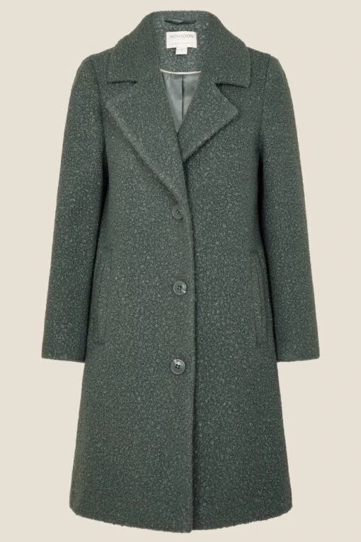 Monsoon Green Bella Boucle Coat -Style Haven Shop M73382s4 scaled