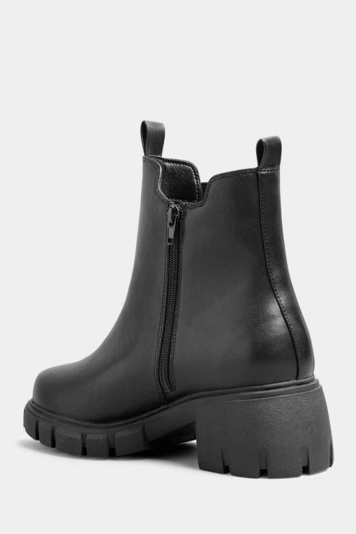 Yours Curve Wide Fit Chunky Sole Chelsea Boots -Style Haven Shop P85993s4 scaled
