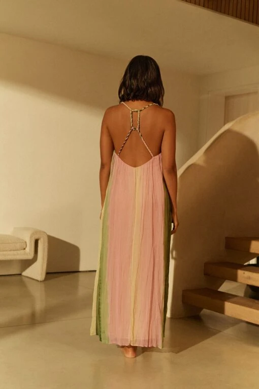 Next Rochelle Plaited Midi Summer Dress -Style Haven Shop T11 290s2 scaled