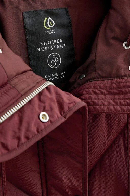 Next Long Diamond Quilted Showerproof Duvet Coat With Hood -Style Haven Shop T79205s3 scaled