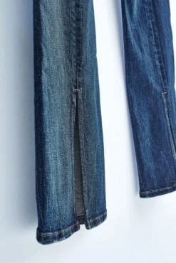 Next Own. Low Rise Stretch Flare Jeans With Back Split Hem -Style Haven Shop T93469s7 scaled