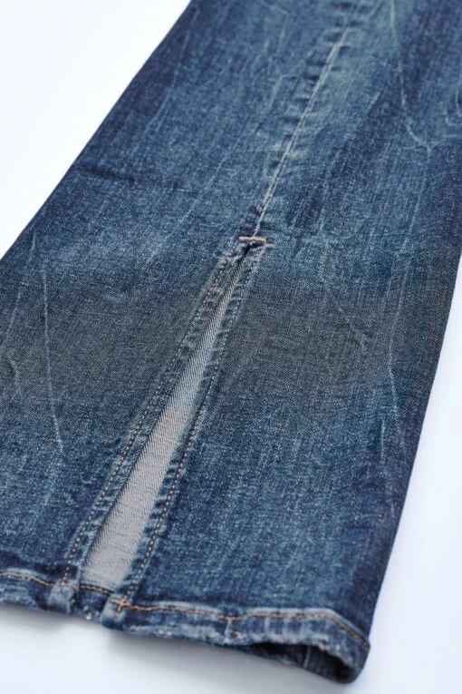 Next Own. Low Rise Stretch Flare Jeans With Back Split Hem -Style Haven Shop T93469s8 scaled