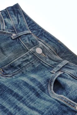 Next Own. Low Rise Stretch Flare Jeans With Back Split Hem -Style Haven Shop T93469s9 scaled