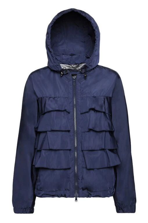 Geox Womens Blue Soleil Bomber Jacket -Style Haven Shop U28511s2 scaled