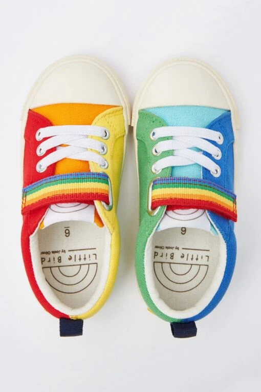 Little Bird By Jools Oliver Multi Canvas Low Tops Trainers -Style Haven Shop U75 236s4 scaled