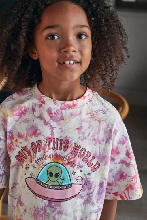Next Oversized Graphic T-Shirt (3-16yrs) -Style Haven Shop U81 060s4 scaled