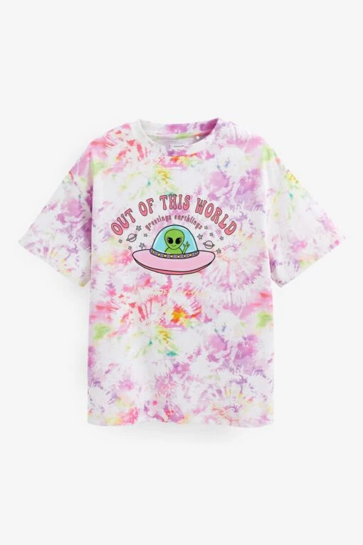 Next Oversized Graphic T-Shirt (3-16yrs) -Style Haven Shop U81 060s5 scaled