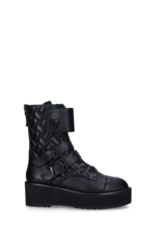 Kurt Geiger London Kensington Multi Strap Black Shoes -Style Haven Shop UQW837s scaled