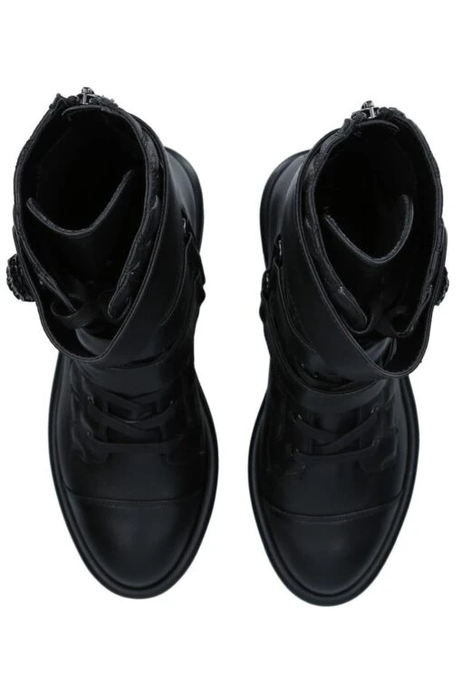 Kurt Geiger London Kensington Multi Strap Black Shoes -Style Haven Shop UQW837s4 scaled