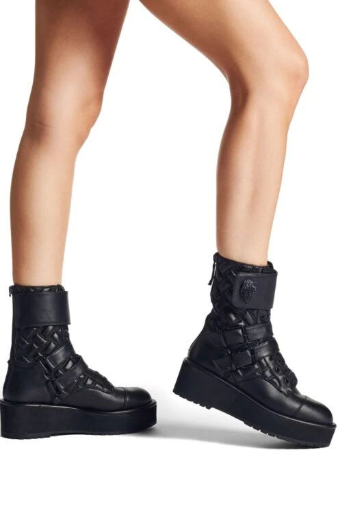 Kurt Geiger London Kensington Multi Strap Black Shoes -Style Haven Shop UQW837s5 scaled